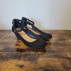 Dressbarn Black Women's Wedge Shoes Size 6.5